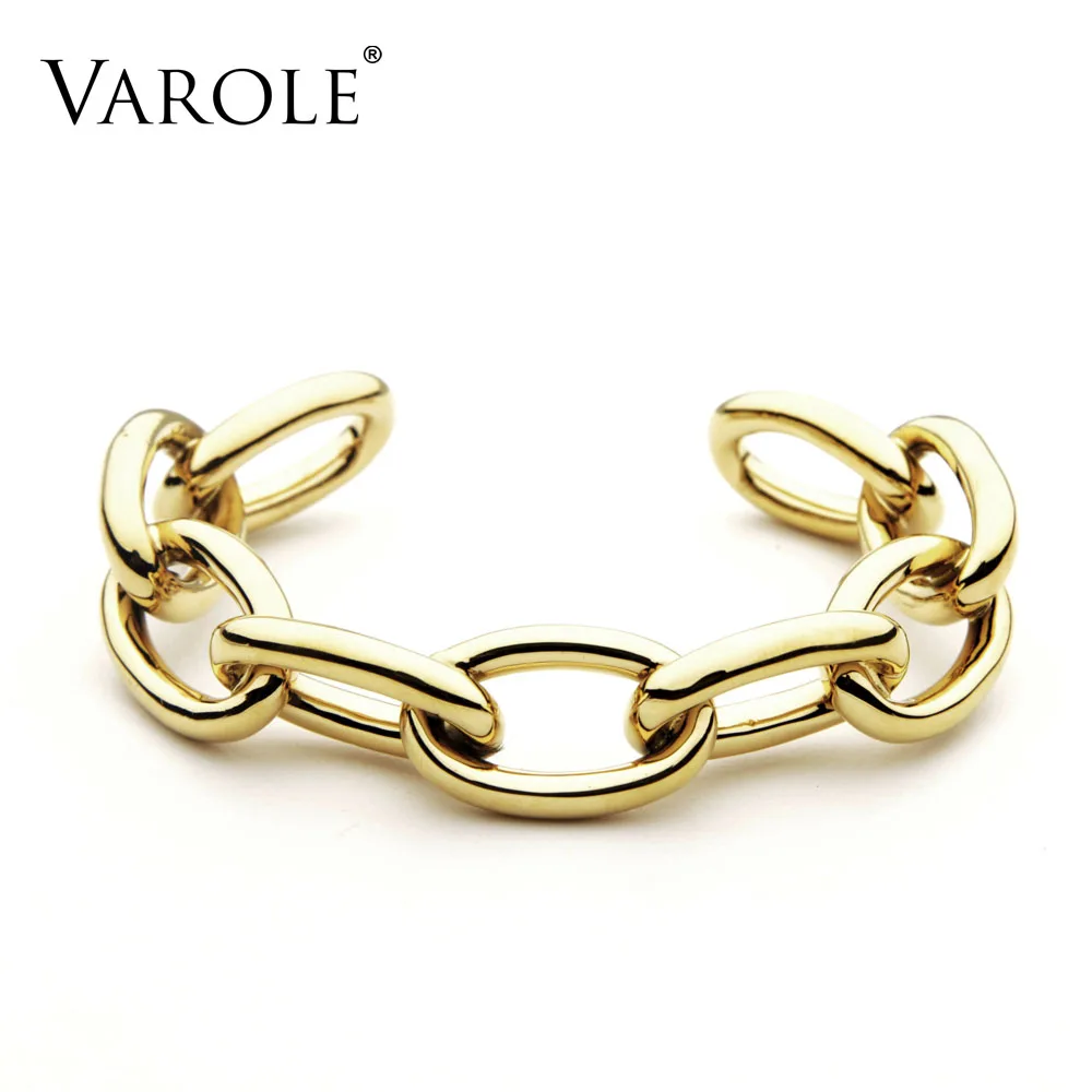 Comprar Varol Jewelry Chain pulsera femenina Noeud brazalete Color oro cobre Pulseiras brazaletes joyería brazalete pulseras para mujeres regalos