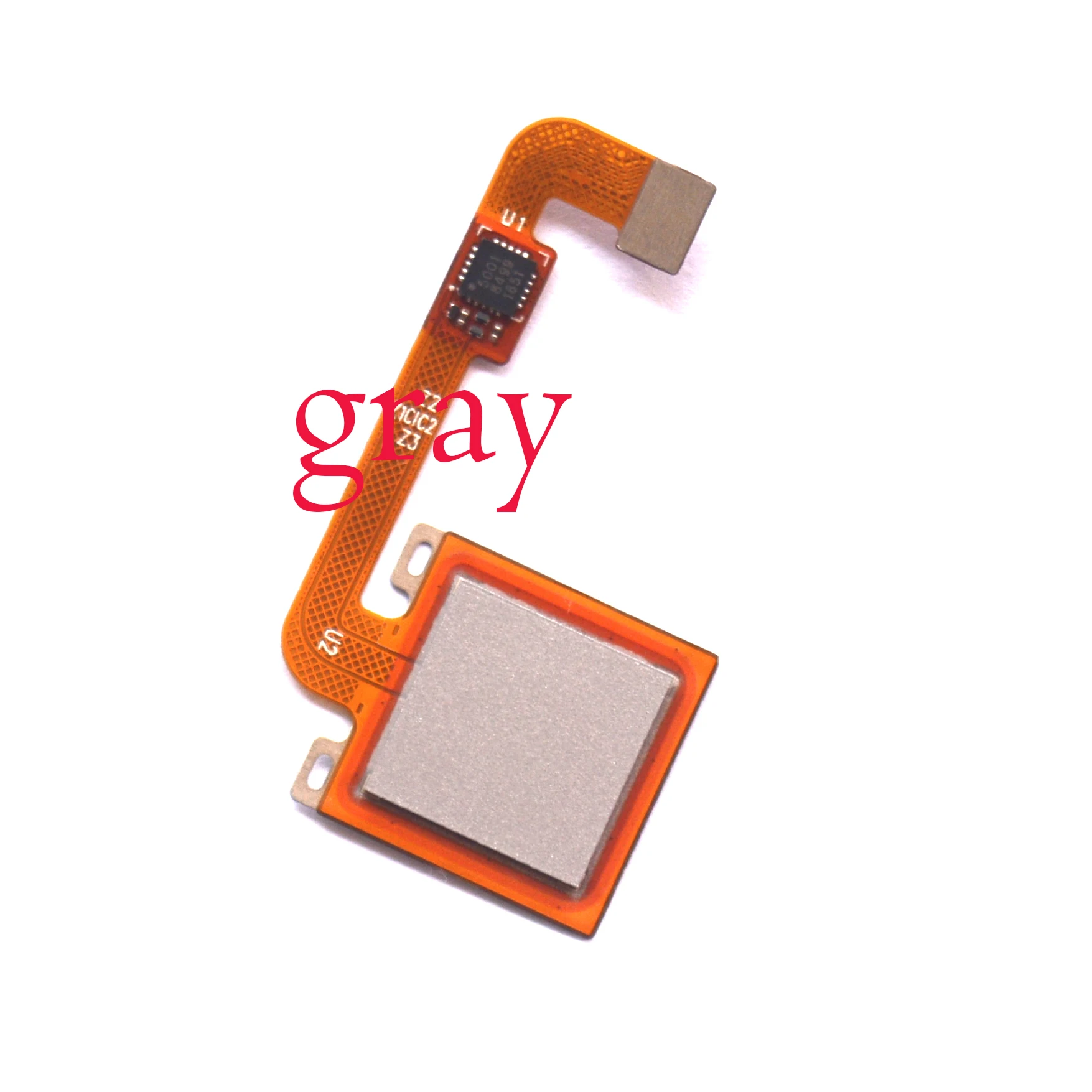 Для Redmi Note4 протестированный fpc Touch ID датчик отпечатков пальцев гибкий кабель для Xiaomi Redmi Note 4X4 - Цвет: Global  gray