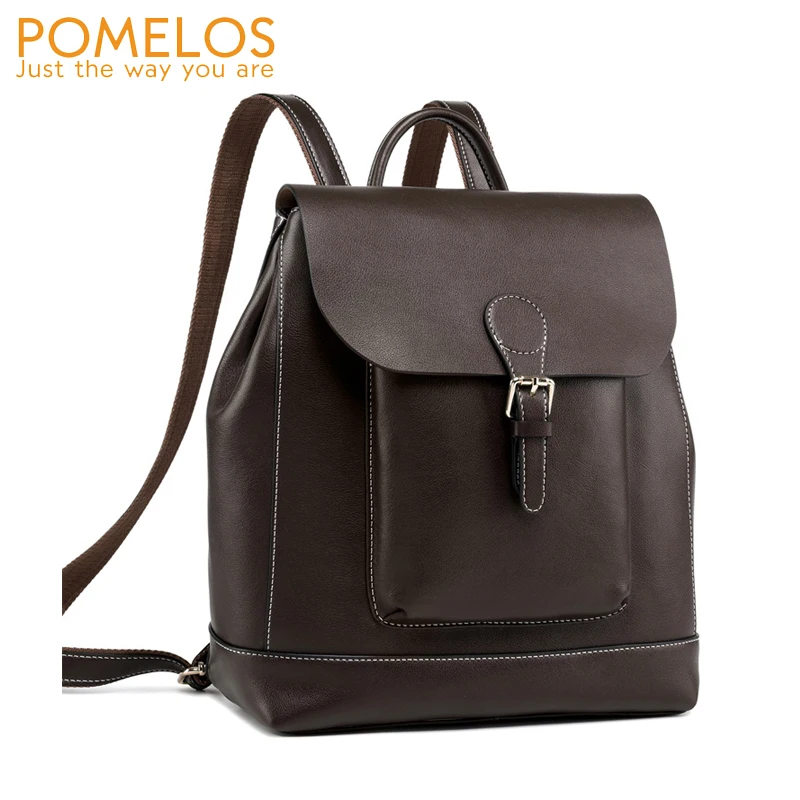 

POMELOS Women Backpack Genuine Leather New Arrival Backpack Women High Quality Designer Fashion Urban Backpack For Girls Rugzak