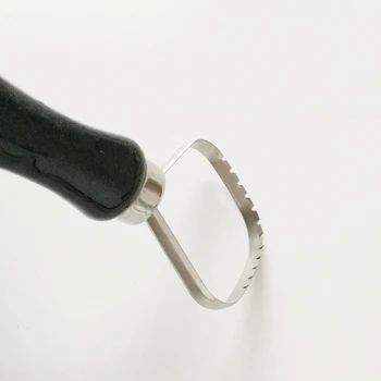 

3pcs Sculpture Scraper Carved Sludge Shaper Ceramic Pottery Clay Trimming Big Loop Tools Set LO88