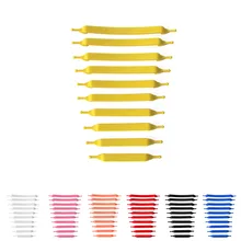 16 шт./пара шнурки специальные Лидер продаж ленивый эластичные шнурки без завязок; завязывания силиконовые шнурки легко шнурки для обуви