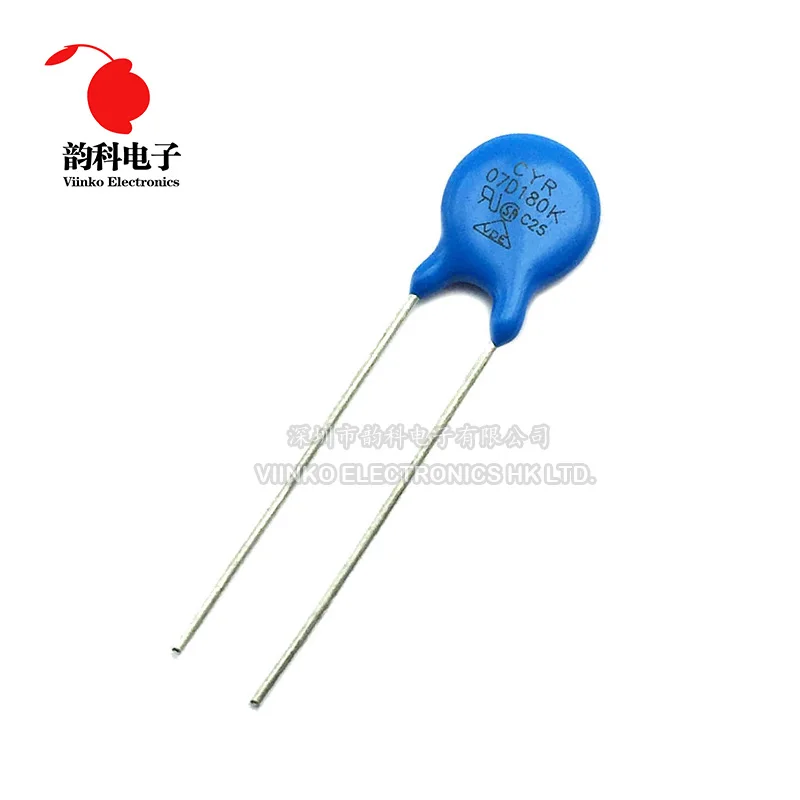 20 шт. Варистор 07D180K 18В пьезорезистор 7D180 7D180K|varistor|varistor 18v |