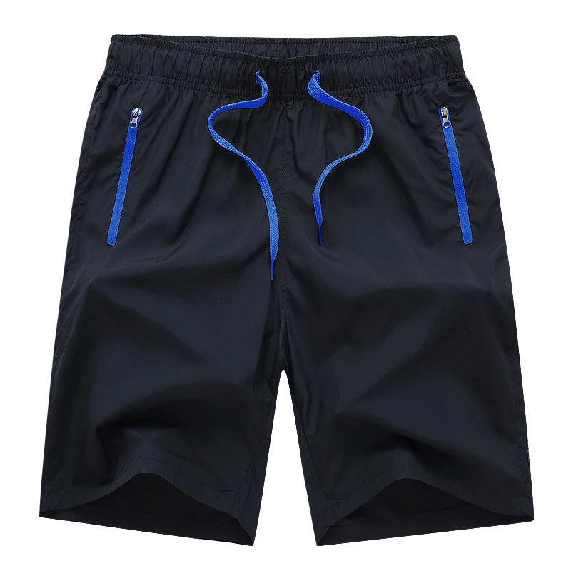 

Quick Dry Polyester Shorts Men Casual Summer Men's Shorts With Pocket Beach Breathable Shorts Male Plus Size 4XL
