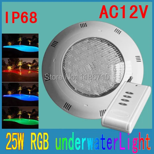 

Surface mounted led pool lights underwater lights 35W with RGB remote controller Stainless steel CE&RoHs approved Free shipping