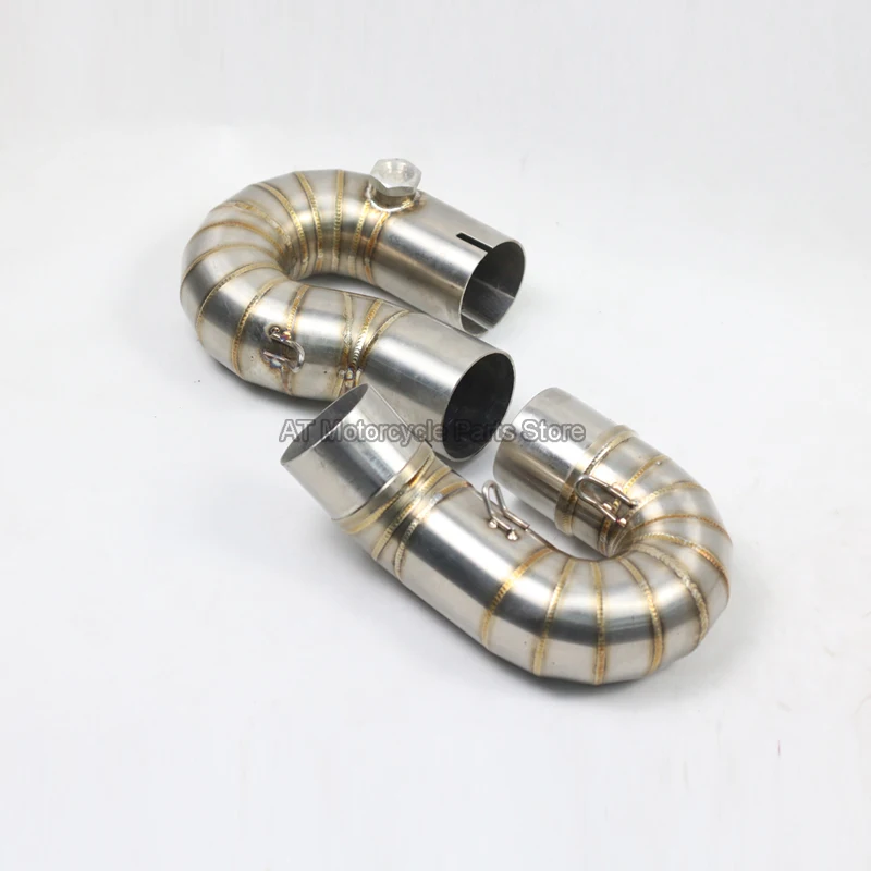 Адаптер для мотоцикла Exhasut Slip On Link трубный коллектор Труба из нержавеющей стали