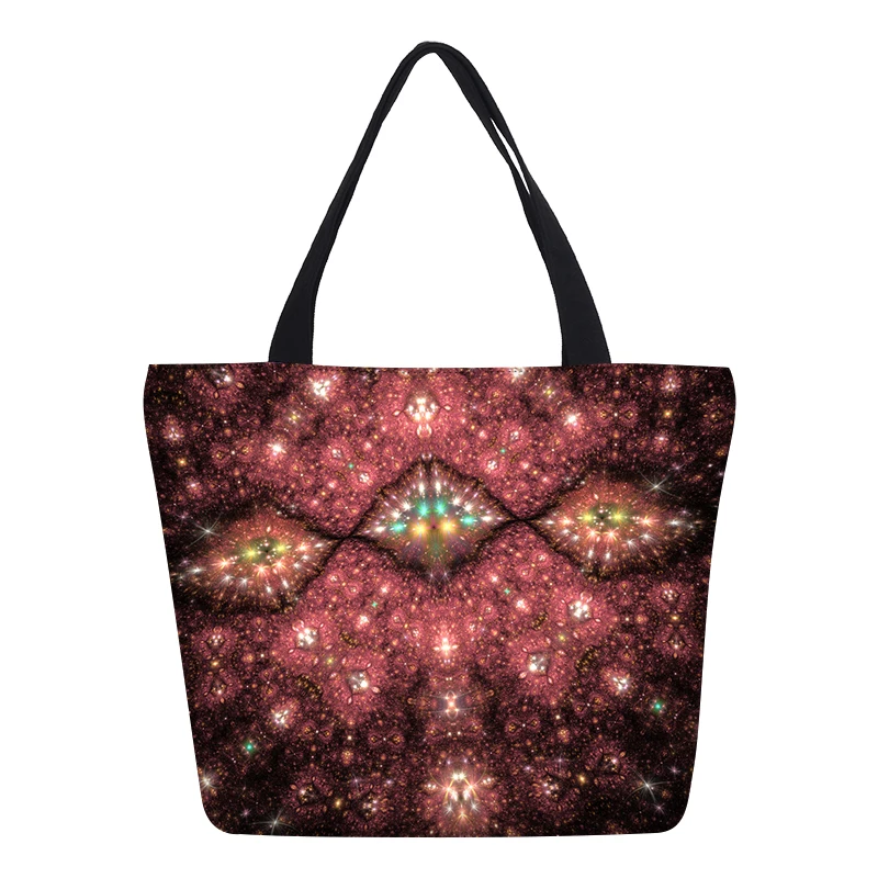 Veevanv Мода Galaxy Для женщин повесить Сумки Звездное небо Печать bookbag холст Обувь для