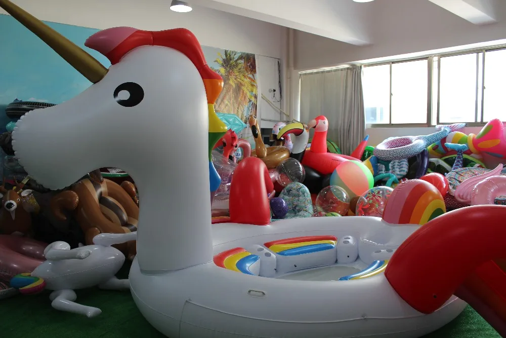 6 person unicorn float