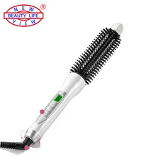 Digital Fusion Hair Styler Hot Air Brush Styling Iron Ceramic Anion Hair Curler Comb Hairbrush LCD Curling Curler