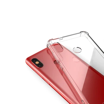 

500pcs Clear Air Cushion Shockproof Case For Xiaomi Mi 9 8 SE Lite Note Max 3 Play Soft TPU Frame Hard Acrylic Protection Cover