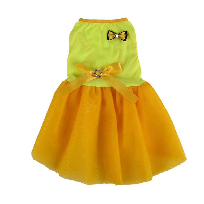 Весенне-летняя дышащая тонкая юбка одежда принцессы для собак Одежда для щенков Чихуахуа йоркки питомец Пудель A1