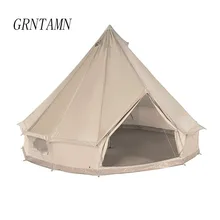 GRANTAMN 3 метра брезентовый колокольчик палатка открытый всесезонный солнцезащитный тент путешествия Кемпинг Tipi водонепроницаемый Семейный Кемпинг фестиваль вечерние палатки
