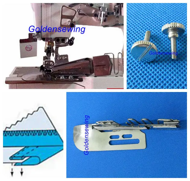 CoverStitch Machine Binder Semi Fold Binding Attachment For Flatbed