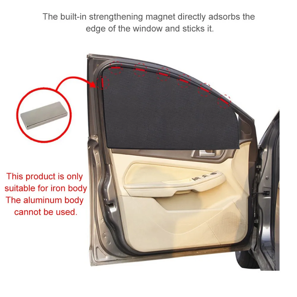 

Car Sunshade Curtain UV Protection Auto Window Cover Sunshade Curtain Blocking Car Sunshade Window Film Accessories #B