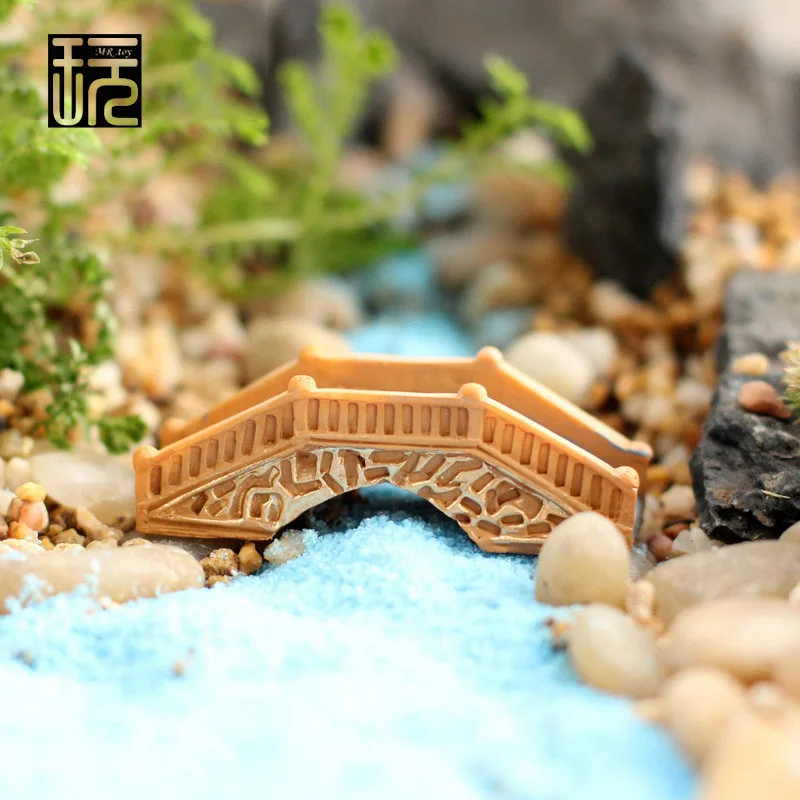 Puente de piedra de simulación mini hadas artesanales miniaturas jardÃn terrario accesorios de bricolaje decoración del.jpg