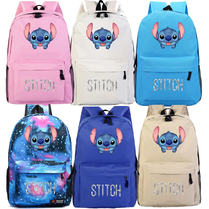 Stitch Men Women Boys Girls Laptop Bags Students Back to School Gift Backpack Fashion Beautiful Popular Pattern Travel Rucksack