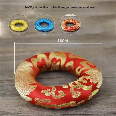 16 CM color randomly Тибетская чаша Поющая чаша настенные блюда тибетская Йога Поющая медитация чаша декоративная-настенные блюда буддизм подарок домашний Декор Ремесло - Цвет: 16 CM color randomly