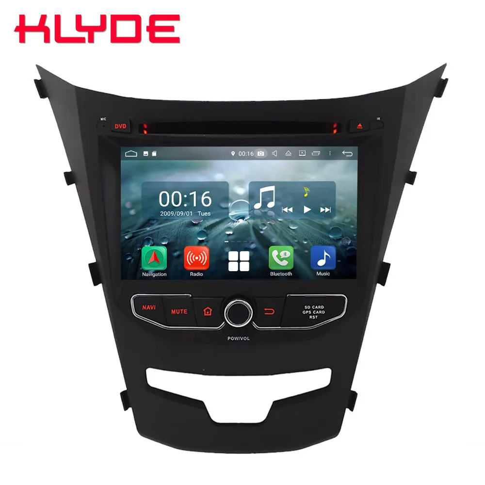 

7" Octa Core 4G WIFI Android 8.1 4GB RAM 64GB ROM BT RDS Car DVD Multimedia Player Radio Stereo For SsangYong Korando 2013-2018