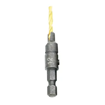 

Practical and durable titanium hexagonal handle cone hole drilling 4 pieces