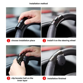 

Replacement Steering Wheel Booster Spinner Knob Auxiliary Aid Universal