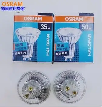 Галогенная лампа OSRAM HALOPAR 230V 50W 35D GU10, 64828FL 64824FL PAR16 ALU отражатель с регулируемой яркостью, 64828 64824 FL 220-240V