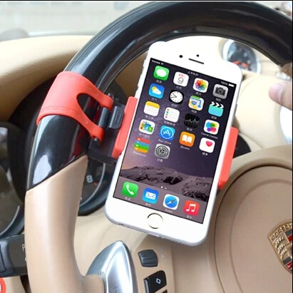 Универсальный Автомобильный руль гнездо-держатель для телефона навигационный чехол Чехол для iPhone SE 4 5S 6S Plus для Suzuki SX4 SWIFT Alto Liane