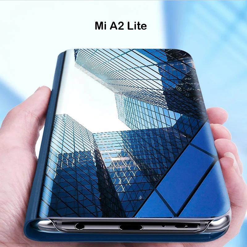 

Mirror Case For Xiaomi Mi A2 Lite On Redmi 6 Pro Smart Mirror Clear View Flip Cover Case For Xiaomi Mi A2 Lite Redmi6 Pro
