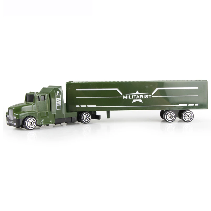 

Diecast Alloy & Plastic Truck Toy Model Container Colorful Car for Children's Educational Toys for Kids Chirstmas Gift