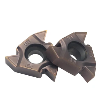 

10PCS 16ERM AG60 LF6018 CVD+PVD tungsten carbide insert lathe external thread turning tool CNC insert