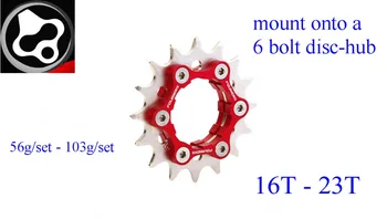 

FOURIERS Bicycle Single Speed Freewheel BMX Freewheel Sprocket Gear Bike Chain-rings System 16-23T Bicycle Accessories