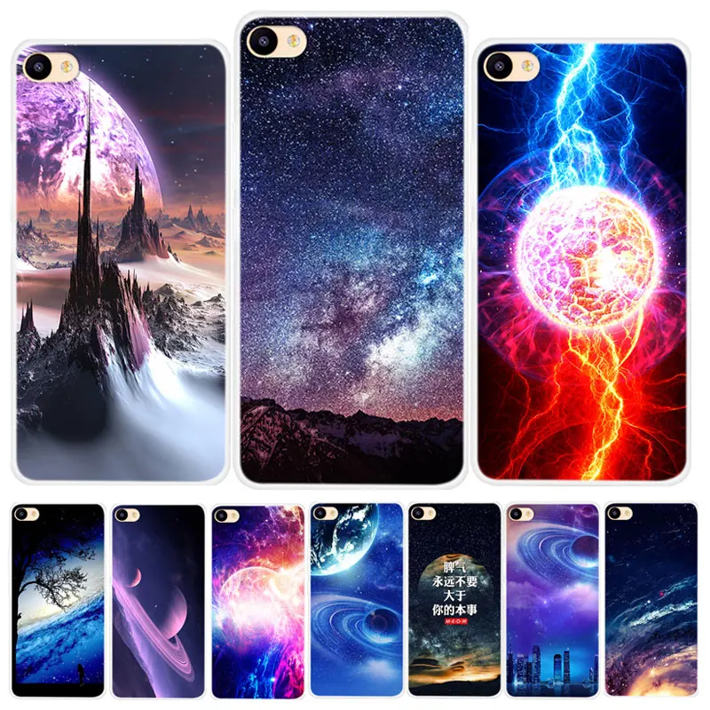 

Silicone Case on For Meizu U10 Case 5.0" Planet Print Soft TPU Back Cover Bumper Phone Cases For Meizu U10 U 10 MeizuU10 Capa