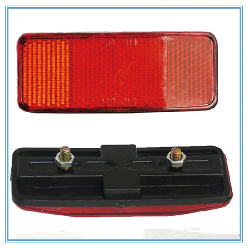 Safety Warning Bicycle Rack Tail Safety Caution Warning Bike Reflector Disc Panier Rear Reflective Bike Accessories #2g23#F (6)