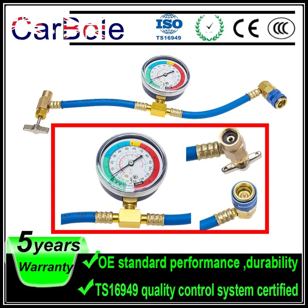 R 134a R12/R22 перезарядки измерительный шланг с манометром системы для замены фреона