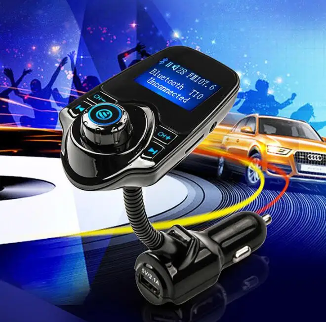 

bohyloy for Bluetooth Car FM Transmitter Audio Adapter Receiver Wireless Hands Free Car Kit