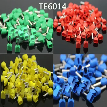 

insulated terminal connector TE6014 Cable connector TWIN CORD end terminals suit Crewel tube terminals 100PCS insulated terminal