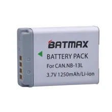 1Pc 1250MaH NB-13L NB13L NB 13L Battery for Canon PowerShot G5 X, PowerShot G1G7 X, G7 X Mark II, G9 X, SX720 HS Digital Camera