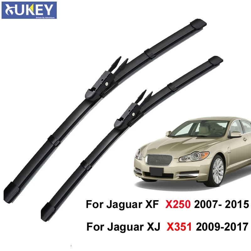 XUKEY Windscreen Wiper Blades สำหรับ Jaguar XF 2007 2008 2009 2011 2012