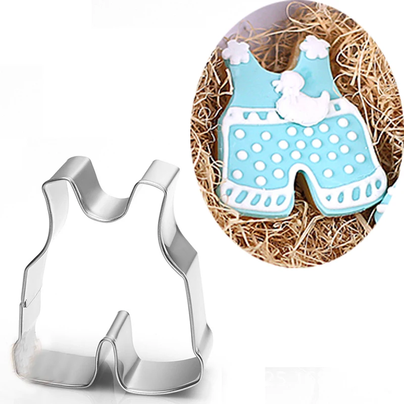 Cookie Cutter Baking Mold 2pcs Baby shower cookie cutter boy clothings and girl dress party patisserie gateau biscuit mold pastry bakeware bread mould