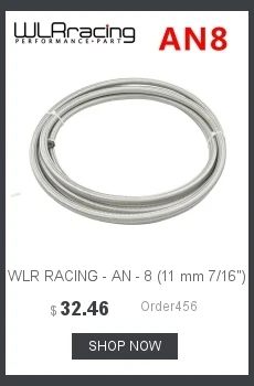 WLR RACING-5 м 4 AN 4 AN4 3/1" Racing PTFE из нержавеющей стали плетеный тефлоновый шланг топливная масляная линия WLR7511