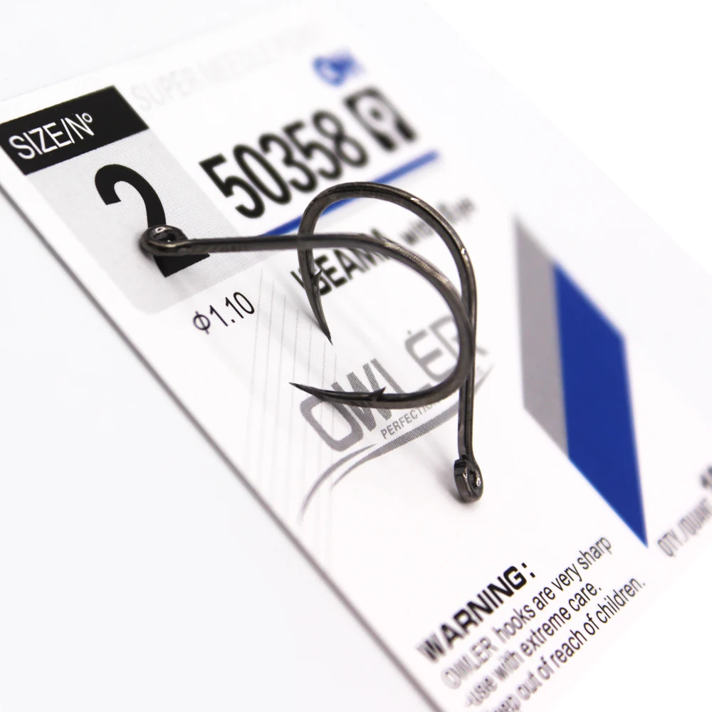 ISE Fishing Hook ISEAMA With Eye 50358 1/0-10# 10pcs/lot High Carbon Carp Catfish Anzol Peche Japan Tackle Fishing hook owner