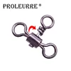 Proleurre 10pcs/lot Fishing Swivels Rolling Swivels Sea Fishing Accessories Tackle Connector Rolling Swivels 3-way Swivels ► Photo 1/3