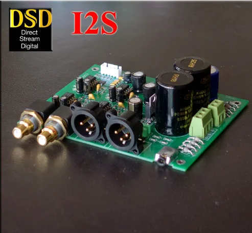 Katherin ES9028Q2M ES9028 I2S вход декодер плата DAC сбалансированный выход|Усилители мощности|