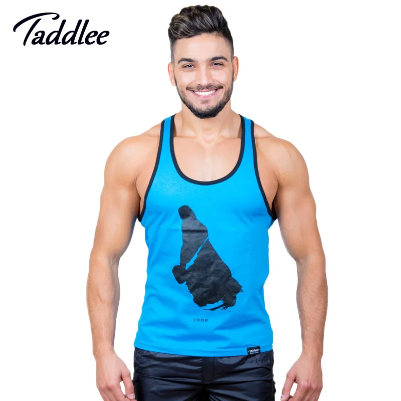 

Taddlee Brand 5-pack Men Tank Top Tee Shirts Sleeveless Muscle Casual Cotton Tees Fitness Stringer Singlets Gasp Workout 2017