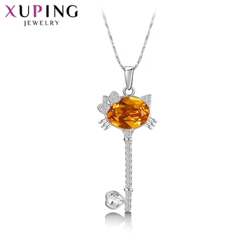 

Xuping Elegant Love Pattern Crystals from Swarovski Women Pendant Necklaces for Valentine's Day Gifts M14-3000