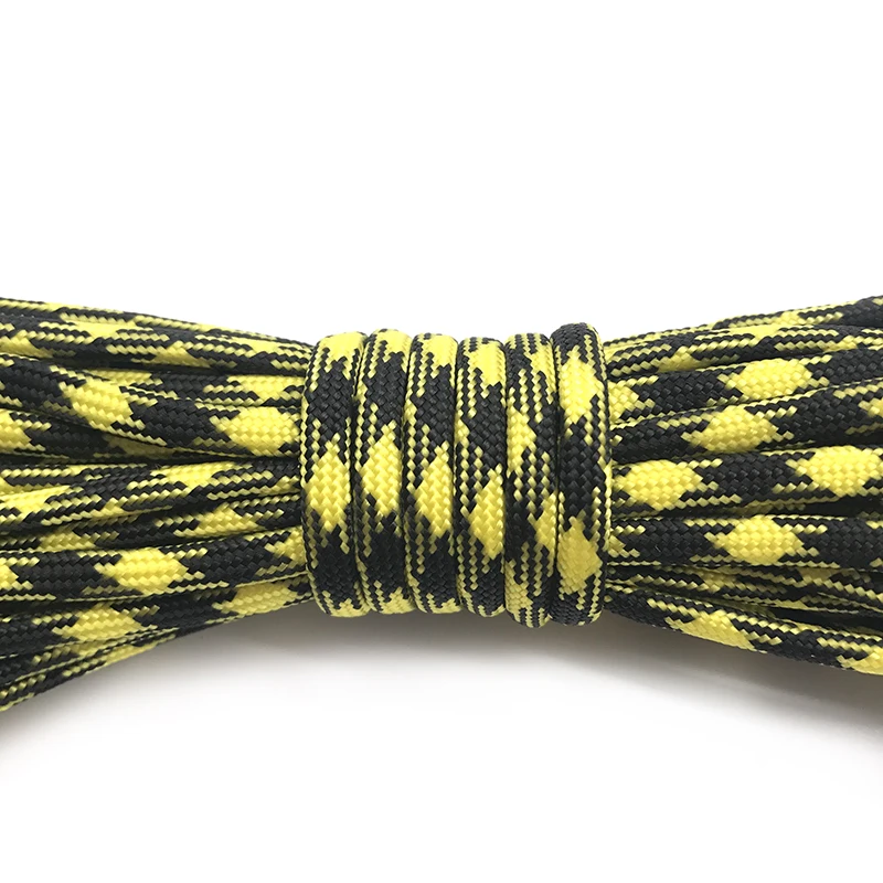 التمويه 5 متر Paracord في 550 المظلة الحبل الحبل مل المواصفات النوع الثالث 7 ستراند التخييم بقاء معدات خيام حبل