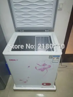 Cheap 106L Home Fridge Store Refrigerators Mini Refrigerators Freezer Cooling Heating Box Food Saving Fridge Dual-Use BD/BC-106E 5