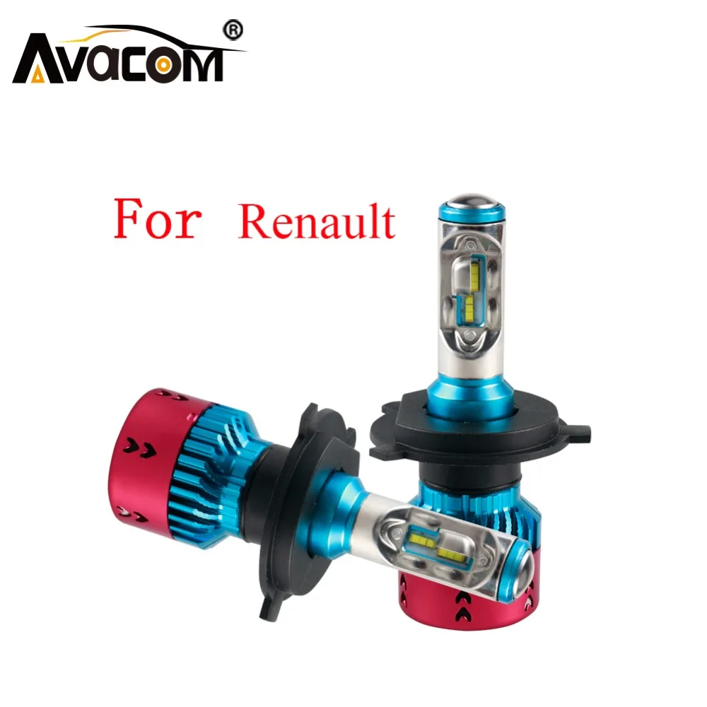 

2Pcs LED H4 Car Headlight Bulb LED H7 H1 H11 9005/HB3 12V LED Car Lamp For Renault Duster Captur Megane Scenic Kangoo Clio Logan