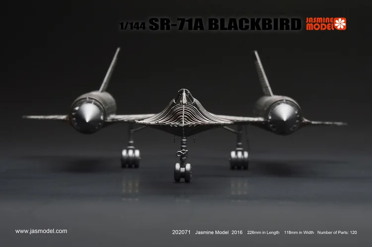 ММЗ модель Жасмин 3D металлическая головоломка 1/144 SR-71A черная птица полная ПЭ Модель Сборка Металлическая Модель Набор DIY 3D лазерная резка модель головоломка