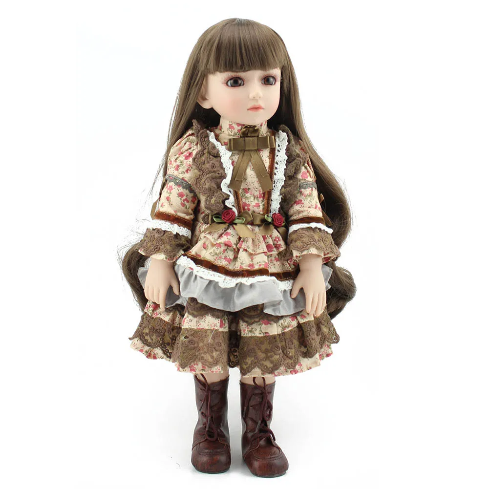

2018 New NPK Baby Reborn Dolls 45cm/18inch Girl Babies Jointed Toy Child Cute Princess Doll Birthday Gift