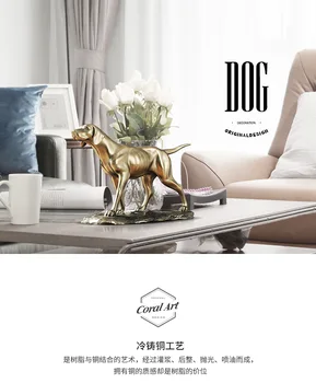 

Cool Art Business Office, Home Living Room, Shop Lobby, Decorative Items 3D Animal Dog Pointer Hound Sculpture