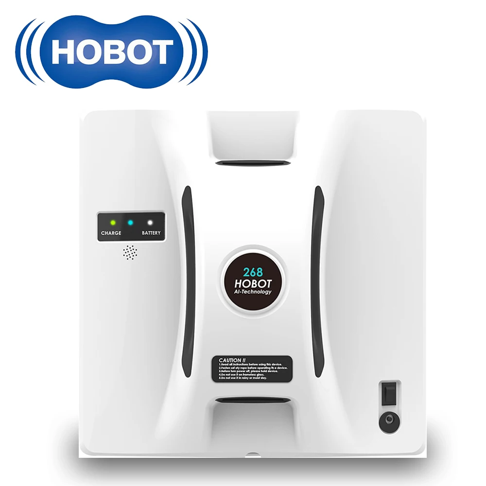 

HOBOT 268 Window Washer Cleaning Robot High Suction Anti-Falling Remote Control Wet Dry Wiping Window Vacuum Cleaner Sweeper